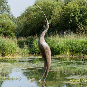 Park Decoratie Antiek Groot Messing Dier Staue Bronzen Vogel Sculpturen Voor Buiten - Product Image 6