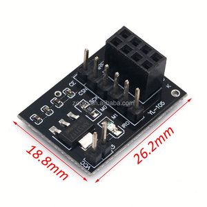 ใช้บอร์ดอะแดปเตอร์พร้อมโมดูลไร้สาย 24L01 สำหรับรถหุ่นยนต์อัจฉริยะ บอร์ดอะแดปเตอร์โมดูลไร้สาย 3.3V - Product Image 3