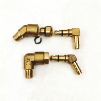 Raccord coudé à 90 degrés en laiton pour tuyau, filetage mâle, pour systèmes de carburant, d'huile, d'eau et de gaz de camions, avec joint torique d'étanchéité