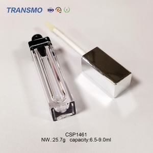 Tubes carrés en plastique personnalisés pour brillant à lèvres, avec applicateurs, en stock pour emballage cosmétique et rouge à lèvres, 6,5-9,0 ml – Vente chaude - Product Image 3