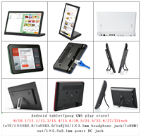 Multi-tamaño 10-27 pulgadas Tablet Conference & Ordering Machine POS Caja Registradora para tabletas de 13,3-32 pulgadas