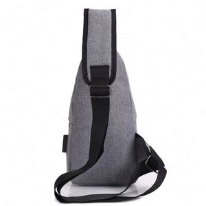 Sac bandoulière personnalisé pour homme, style coréen, sac de poitrine, sac à bandoulière - Product Image 2