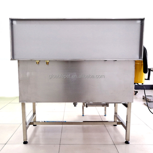 Baignoire de lavage pour animaux de compagnie en acier inoxydable professionnel EUR PET, pour le toilettage et le bain - Product Image 6