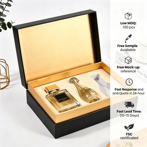 Boîte à parfum en carton recyclable de forme livre, design personnalisé, finition mate, avec flacon - Product Image 4