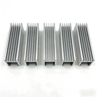 Boîtier électronique sur mesure usiné CNC, dissipateur thermique en aluminium anodisé pour PLC