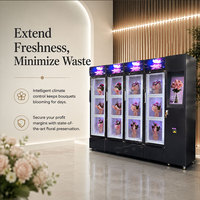 Máquina Expendedora de Flores Refrigerada de Bajo Consumo para 12 Ramos, Diseño Modular, Servicio ODM