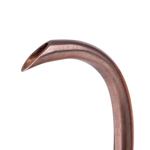 Bollitore per Caffè e Tè in Rame Puro al 100% con Manico e Pomello in Legno di Rosa, Fatto a Mano con Coperchio - Product Image 3