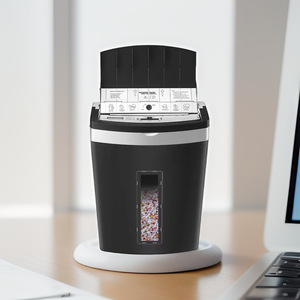 Déchiqueteuse de papier automatique 60 feuilles coupe transversale capacité 15L usage bureau - Product Image 1