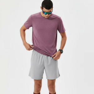 T-shirt à manches courtes en polyester respirant et ultra-léger (100g) pour homme, col rond, séchage rapide, anti-humidité, idéal pour le sport et les activités <span class=keywords><strong>de</strong></span> plein air - SONG XU - Product Image 1