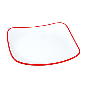 <b>Melamine</b> tableware, rice bowls, fast food <b>plates</b>, imitation porcelain square <b>plates</b>, plastic <b>plates</b>, commercial restaurant - Product Image 3