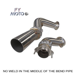 أنبوب Turbo للصعود للعادم من الفولاذ المقاوم للصدأ BMW F80 F82 M3 M4 S55 مع أنبوب مرن <span class=keywords><strong>M</strong></span> PERFORMANCE - Product Image 3