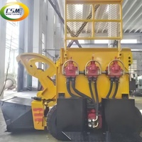 Chargeuse pneumatique ZQ-20, équipement de chargement de roches pour le déblaiement minier, idéal pour les travaux de déblaiement de roches dures dans les tunnels et la manutention de minerais.