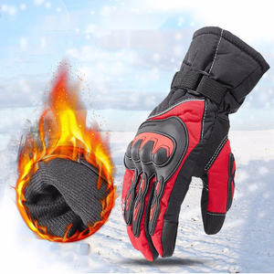 Sıcak kış su geçirmez anti-fall artı kadife kalınlaşma dokunmatik ekran bisiklet eldiveni bisiklet eldivenleri kış guantes moto invierno - Product Image 2