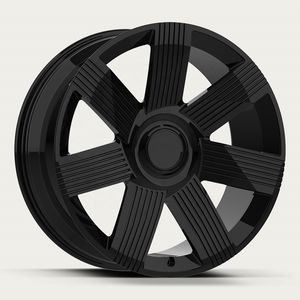 Rines Todoterreno de Aleación de 20 y 22 Pulgadas para Camionetas y <span class=keywords><strong>SUV</strong></span>, 6x139.7 5x150, Negro Mate con Acabado Mecanizado - Product Image 3