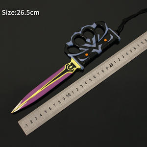 Valorant Cosplay niños juguete Aleación de Zinc Metal juguete modelo GRAN TAMAÑO espada modelo ambición de alza cuchillo - Product Image 5