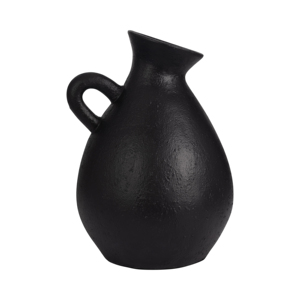 Vaso in terracotta con manico per decorazioni da soggiorno, complemento d'arredo per camera da letto, ufficio, centrotavola - Product Image 1