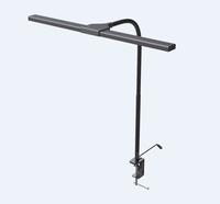 Lampe de Table de bureau à Led la plus brillante, clip moderne, flexible, col de cygne, pince en forme de T, lampe de bureau