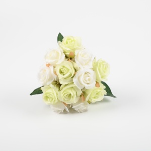 Hoa Hồng Hoa Bán Buôn Số Lượng Lớn Giá Rẻ Chi Nhánh Cao 7Cm Màu Đỏ Hoa Lụa Nhân Tạo Nhung Hoa Hồng Cho Trang Trí - Product Image 6