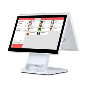 Barato Win10 Pos Systems Caja registradora Máquina todo en uno Retail streuse CompPos Terminal Caisse Enregilet Sistemas Pos