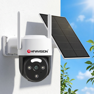 Cámara de <span class=keywords><strong>Seguridad</strong></span> CCTV PTZ Solar 4G de 3MP, Batería de 10000mAh, Grabación <span class=keywords><strong>Continua</strong></span> 24/7, Tarjeta SIM, Bajo Consumo, para Interiores y Exteriores - Product Image 1