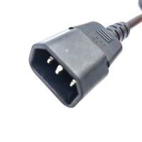 Câble adaptateur d'alimentation HENG-WELL IEC320 C14 vers prise UK 1 voie 13A pour PDU, prises BS1363, rallonge UK