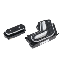 Pièces détachées automobiles Porte latérale de voiture Interrupteur intérieur de porte de voiture Garniture de panneau de couverture en fibre de carbone pour Mercedes Benz