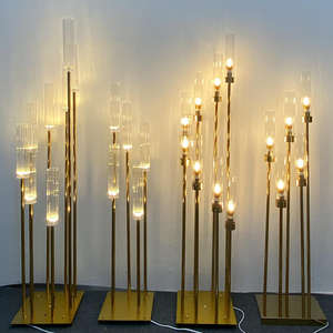 Olaylar kurşun malzemeleri düğün sahne dekorasyon büyük Lotus şekli çiçek su geçirmez özel üst Led parti ışığı Metal dekor anahtar Gua - Product Image 4