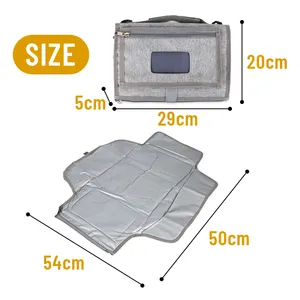 Portable Hanging Diaper Caddy Baby Nappy Mat Diaper Organizer Changing Pad Table Nursery Essentials For Newborn