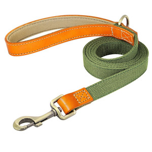 Conjunto de <span class=keywords><strong>Collar</strong></span> y Correa de Diseño para Perro de Fabricante Beirui, Ajustable, Resistente, de Cuero Genuino y Poliéster con Algodón a Juego - Product Image 6