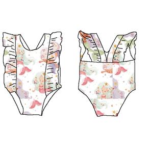 Купальник для новорожденных мальчиков и девочек с короткими рукавами и шортами - Product Image 6