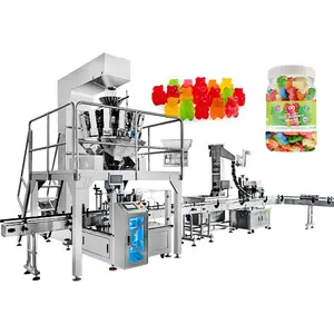 Automatic Candy Counting Filling Machine Sweets Candies Gummy Candy Jar Bottle Filling Machine