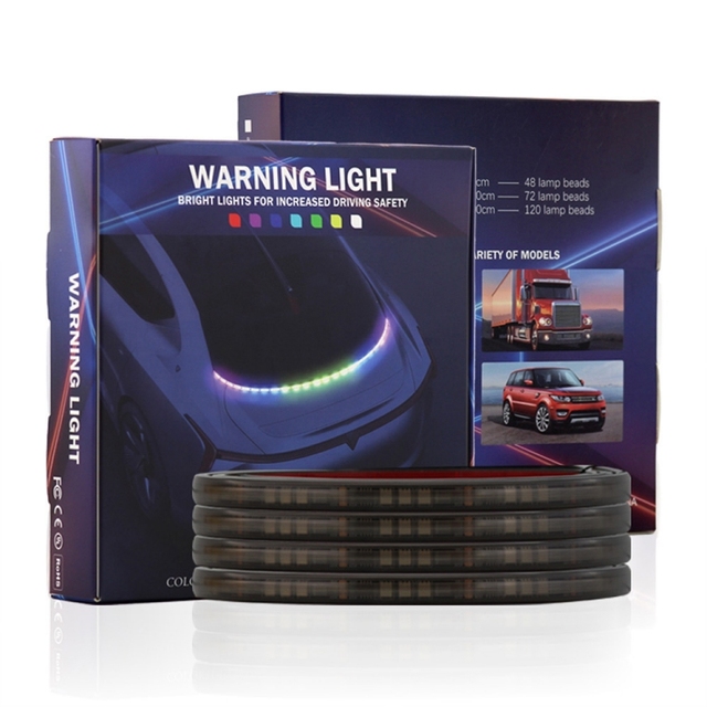 NEW Car Grille Led Lights Strips Phantom Daytime Running Lights LED Warning Car Turning Signal Lights for Car Truck SUV