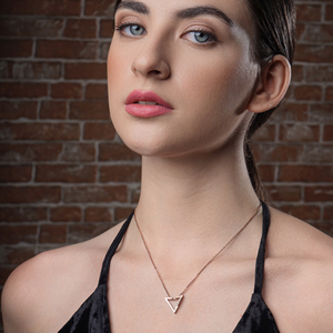 Collar de plata 925 con diamantes chapados en oro brillante y símbolo de por siempre para mujer, regalo de lujo para compromiso, boda, aniversario, elegante - Product Image 5