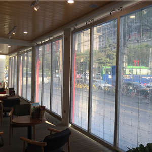 Rèm Trong Nhà Ngoài Trời Tấm Led TV Kính Cửa Sổ P3.91 Màn Hình Quảng Cáo Led Trong Suốt - Product Image 1