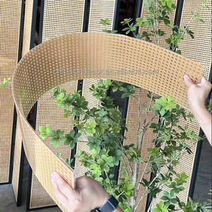 Feisen rotin bambou couleur feuille acrylique tissé maille <span class=keywords><strong>fil</strong></span> résine conseil PETG verre organique hôtel écran meubles armoire porte - Product Image 1