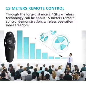 Présentateur sans fil rouge portée de 15m, présentateur de télécommande <span class=keywords><strong>PowerPoint</strong></span> 2.4 GHz, présentation pour PPT/Google Slides/Windows/Mac OS - Product Image 3