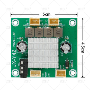 Módulo Amplificador de Audio Digital de Doble Canal TPA3116, Mini Placa Amplificadora de Potencia de 12-24 V, 2*50 W, para Cine en Casa, Estéreo, DIY - Product Image 5