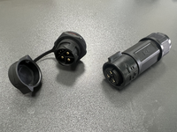 Conector automotriz e industrial M25 de alta calidad, enchufe autoblocante macho y hembra 2 3 4 5 6 8 pines, opciones disponibles