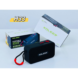 Haut-parleur rouge en vente chaude H33, haut-parleur portable sans fil mini 7W 1200mAh, basses profondes, haut-parleur BT extérieur, caisson de basses avec <span class=keywords><strong>corde</strong></span> de suspension - Product Image 5