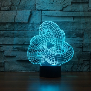 Nouveau abstrait tactile lampe <span class=keywords><strong>de</strong></span> table 7 couleurs changeantes lampe <span class=keywords><strong>de</strong></span> bureau 3d lampe nouveauté Led veilleuses étoile <span class=keywords><strong>de</strong></span> <span class=keywords><strong>la</strong></span> <span class=keywords><strong>mort</strong></span> lumière LED livraison directe - Product Image 5