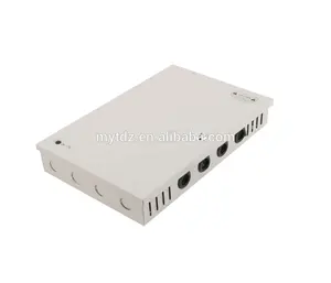 Caja de interruptor de fuente de alimentación conmutada para cámara CCTV, CA 100-220V a cc 12V 10A 18 canales