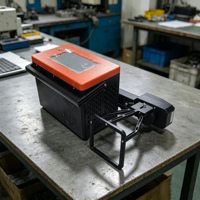 Machine de marquage laser à fibre CNC portable, graveur laser portatif, imprimante de logos pour métal, plastique, pierre, acier
