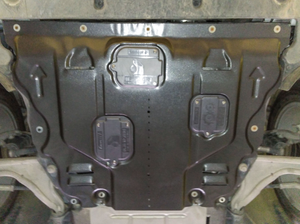 Protection de châssis de moteur en métal 3D, plaque de protection en aluminium pour <span class=keywords><strong>Ford</strong></span> Edge 2015-2022, protection de carter moteur, pièces détachées automobiles - Product Image 3