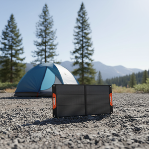 Kit de panneaux solaires portables pliables 100W haute efficacité pour les stations d'alimentation <span class=keywords><strong>Jackery</strong></span> EcoFlow <span class=keywords><strong>Bluetti</strong></span>, utilisation mondiale - Product Image 1