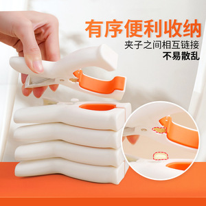 Drying Clips Large Jaw Strong Clamping Force 8.5Cm Opening For Home Balcony Use Plastic Clothespin - Product Image 5