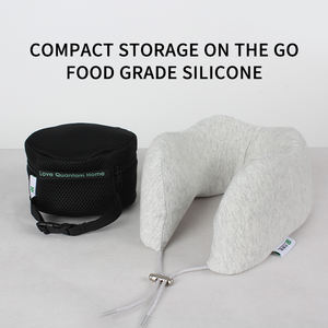 Oreiller de voyage en forme de U pour soulager les douleurs cervicales, idéal pour les voyages en avion - Product Image 3