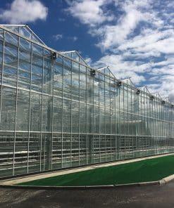 Goedkope intelligente commerciële multi-span landbouwkas met folie/glasafdekking en milieuvriendelijk aluminium frame uit China - Product Image 2