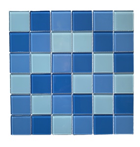Mosaico <span class=keywords><strong>de</strong></span> Vidrio Azul <span class=keywords><strong>de</strong></span> 4mm, Diseño Tradicional Kasaro, para Piscinas, Baños y Villas - Colección Colores Egipto - Product Image 2