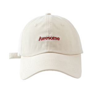 JS顶棒球帽女夏季户外运动太阳帽长吊带仿旧休闲跑帽 - Product Image 4