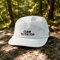 Casquette de camping 5 panneaux personnalisée avec logo brodé, perforations laser, en nylon respirant, pour la course, la randonnée et les activités de plein air